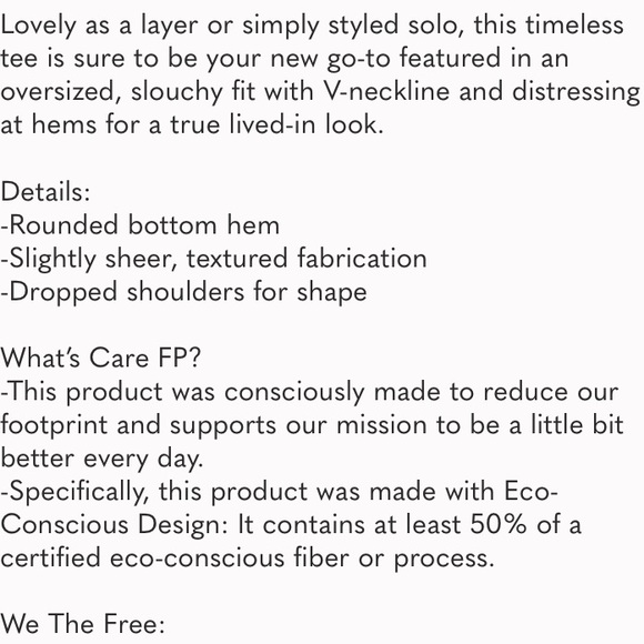 Free People We the Free Over U top in red NWT size M - Picture 8 of 8